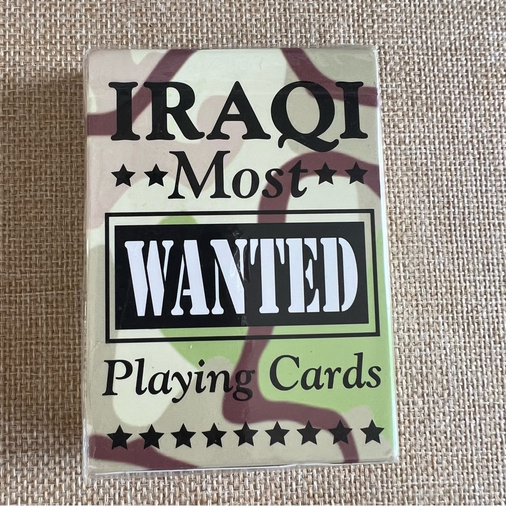 IRAQI Most WANTED Playing Cards Deck 2021